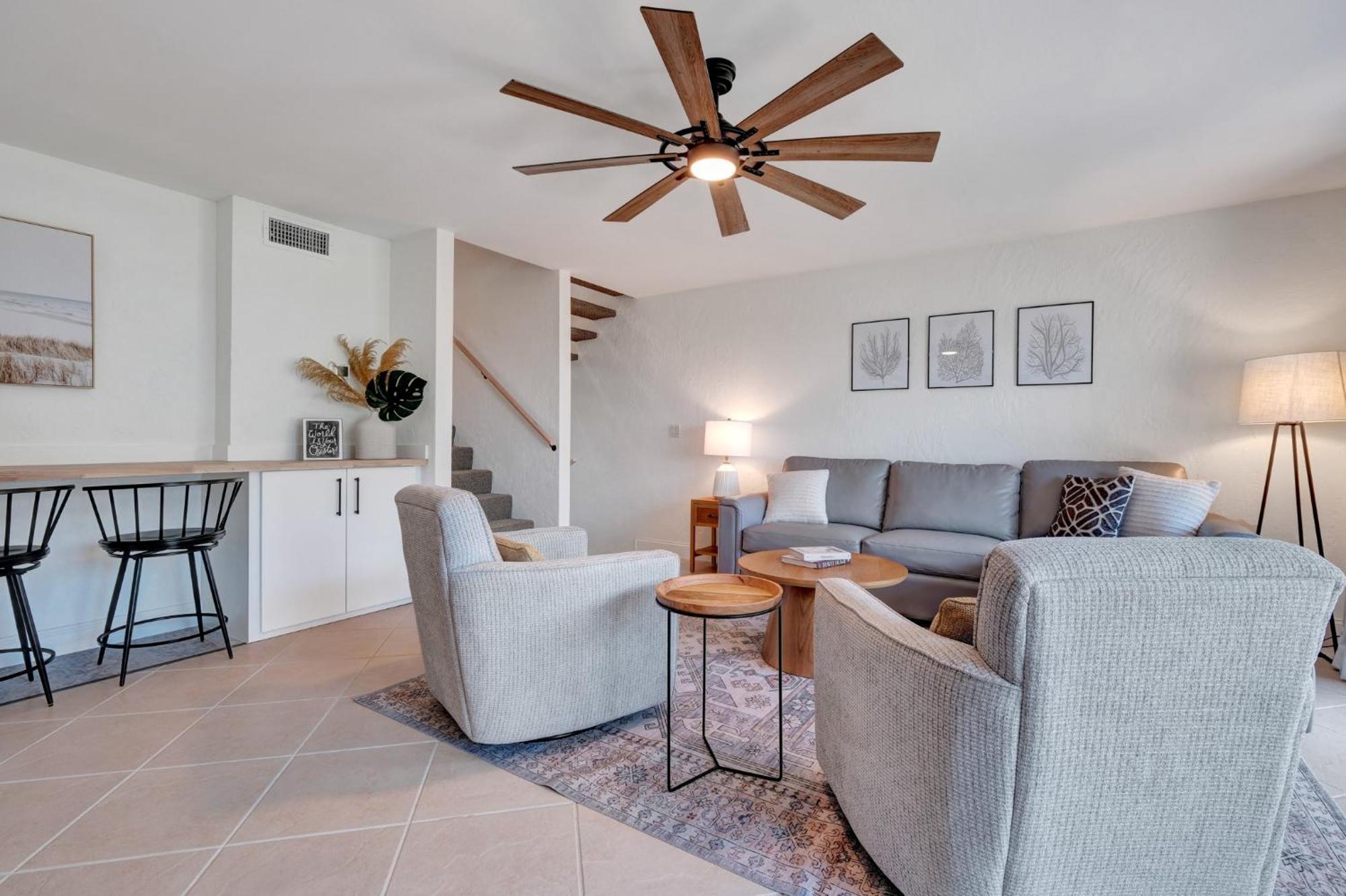 Oceanside Village Townhouse No Drive New Smyrna Beach, Private Ground Floor Patio W Grill Exterior foto